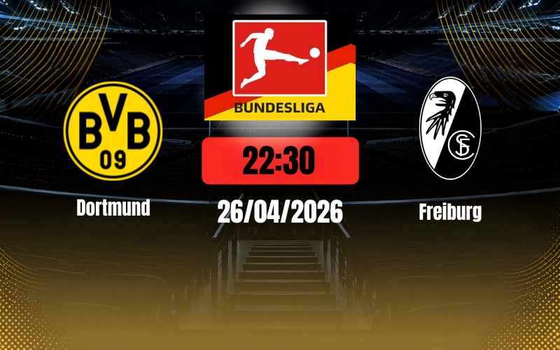 Soi kèo Borussia Dortmund vs Freiburg BiaomTV, 22h30, 26/4
