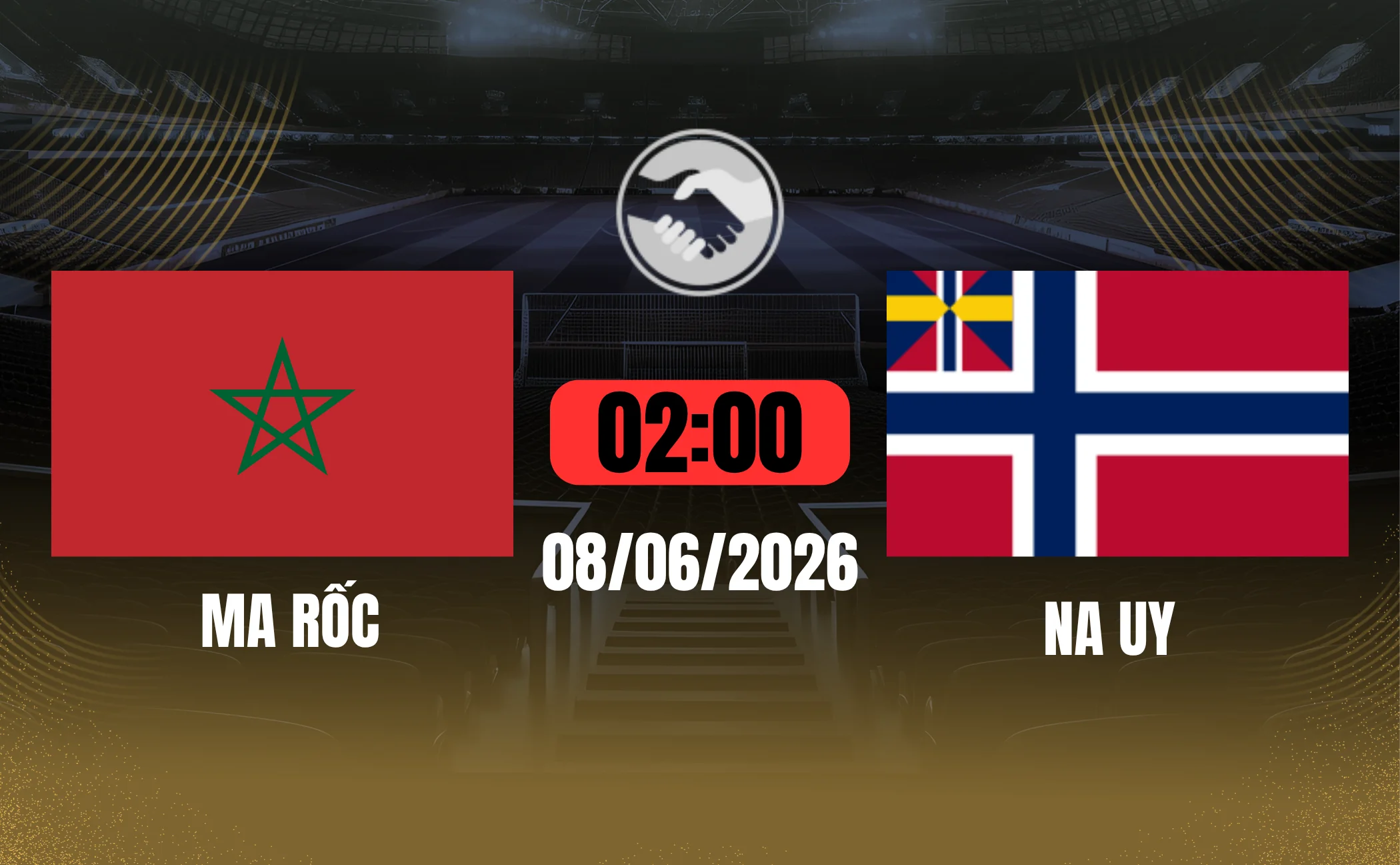 Soi kèo Ma Rốc vs Na Uy 02:00 ngày 08/06/2026 - Giao hữu Quốc tế